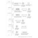Maßgefertigter Edelstahl-Stangengriff mit 45° schrägen Stützen – Durchmesser 30/35 mm, Wunschlänge 200-1000 mm, Achsmaß 80-950 mm, Matt Geschliffen, Massiv-Edelstahl-Stützen – Festpreis