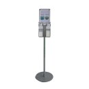 Mobile double hygiene station HS-400 with shield for e.g....