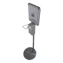 Hygiene station HS-600 with shield for disinfectant,...