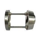 HISKA |  Schutzrosettenpaar Ø54mm für Profilzylinder | Edelstahl matt