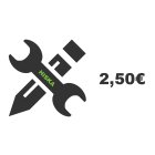 HISKA |  Sonderfertigungspauschale 2,50 Euro