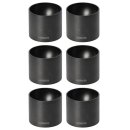 HISKA | Eierbecher Edelstahl - als 2er, 4er und 6er Set oder Aluminium schwarz eloxiert