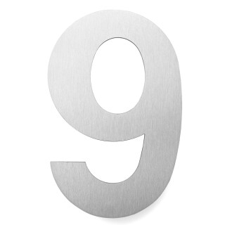 Buchstaben | Zahlen | Edelstahl geschliffen 9