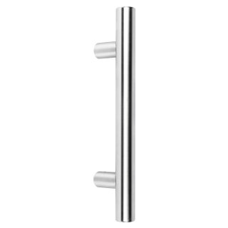 HISKA | Haustürgriff Stoßgriff SG-307VAR, Edelstahl matt, gerade Stützen | 70mm - 1500mm Made in Germany L: 501 mm bis 1000 mm