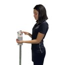 HISKA |  Mobile Hygienestation HS-100 für z.B Desinfektionsmittel oder Handpflegeprodukte | 500ml Behälter