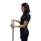 HISKA |  Mobile Hygienestation HS-100 für z.B Desinfektionsmittel oder Handpflegeprodukte | 500ml Behälter