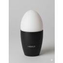 Eierbecher Rund Oval Aluminium schwarz