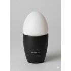 Eierbecher Rund Oval Aluminium schwarz