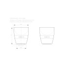 Eierbecher Rund Oval Aluminium schwarz