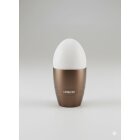 Eierbecher Rund Oval Aluminium schwarz