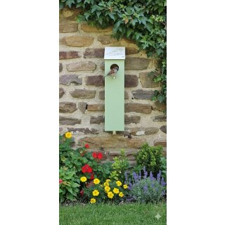 Nachhaltiges Premium Design-Vogelhaus aus Aluminium & Edelstahl 2 Farben