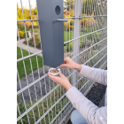 Nachhaltiges Premium Design-Vogelhaus aus Aluminium & Edelstahl 2 Farben