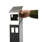 HISKA | Standaschenbecher Aluminium | in verschiedenen Farben